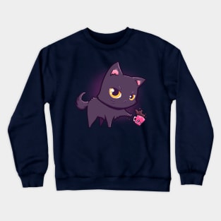 Cat Hates Mugs Crewneck Sweatshirt